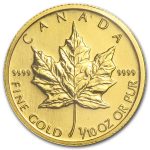 2009 Canada 1/10 oz Gold Maple Leaf BU