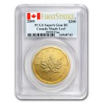 2009 Canada 1 oz Gold Maple Leaf .99999 Superb Gem PCGS