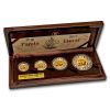 2009 China 4-Coin Gold/Silver Panda Lunar Ox Prestige Proof Set