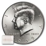 2009-D Kennedy Half Dollar 20-Coin Roll BU