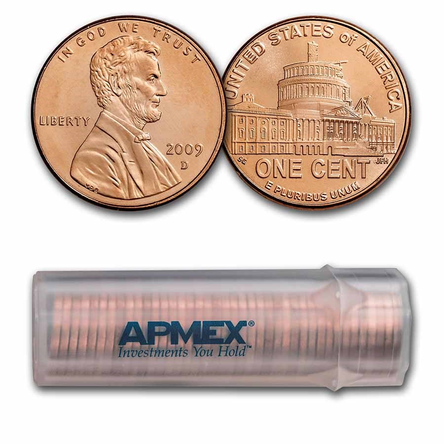 2009-D Lincoln Cent Presidency 50-Coin Roll BU