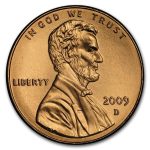 2009-D Lincoln Cent Presidency BU (Red)