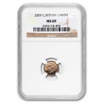 2009 Great Britain Gold 1/4 Sovereign MS-69 NGC