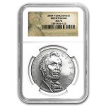 2009-P Abraham Lincoln $1 Silver Commem MS-70 NGC