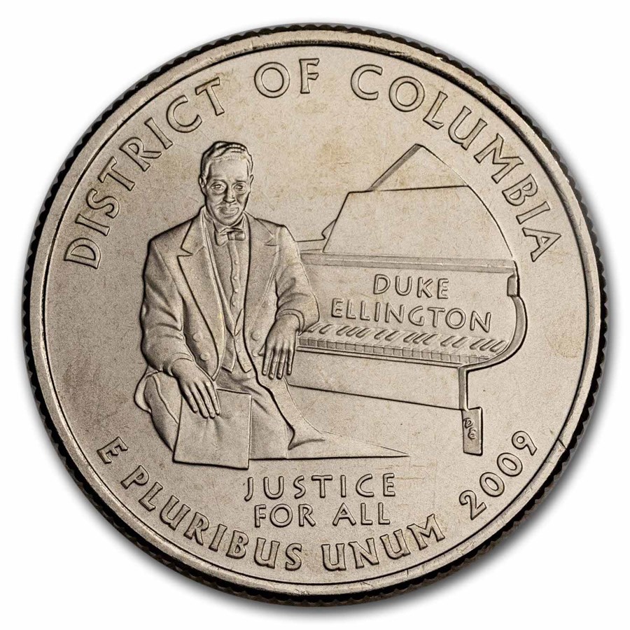2009-P District of Columbia Quarter BU