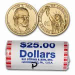 2009-P James Polk Presidential Dollar BU (25-Coin Roll)