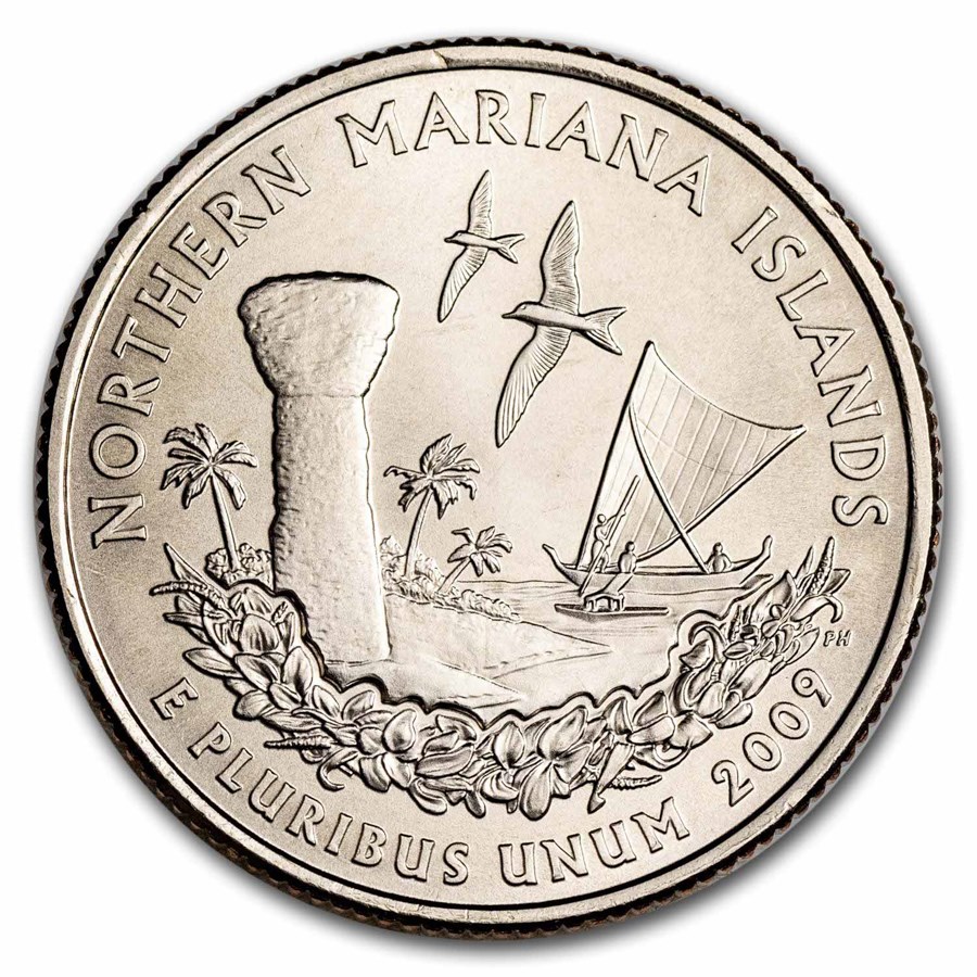 2009-P U.S. Territory Northern Mariana Islands Quarter BU