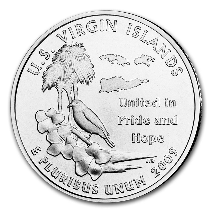 2009-P U.S. Territory U.S. Virgin Islands Quarter BU