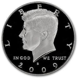 2009-S Kennedy Half Dollar Gem Proof