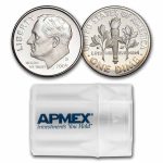 2009-S Roosevelt Dime 50-Coin Roll Proof (Silver)
