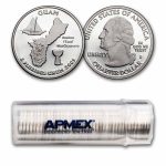 2009-S U.S. Territory Guam Quarter Proof 40-Coin Roll (Silver)