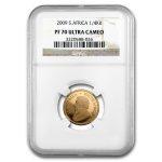 2009 South Africa 1/4 oz Gold Krugerrand PF-70 NGC