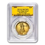 2009 Ultra High Relief Double Eagle MS-70 PL PCGS (Gold Foil)