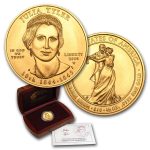 2009-W 1/2 oz Gold Julia Tyler BU (w/Box & COA)
