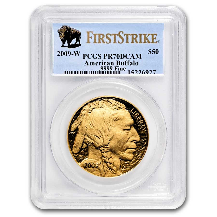 2009-W 1 oz Proof Gold Buffalo PR-70 PCGS (FirstStrike®)