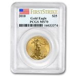 2010 1/2 oz American Gold Eagle MS-70 PCGS (FirstStrike®)