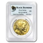 2010 1 oz Gold Buffalo MS-70 PCGS (FS, Black Diamond)
