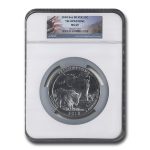 2010 5 oz Silver ATB Yellowstone MS-69 NGC