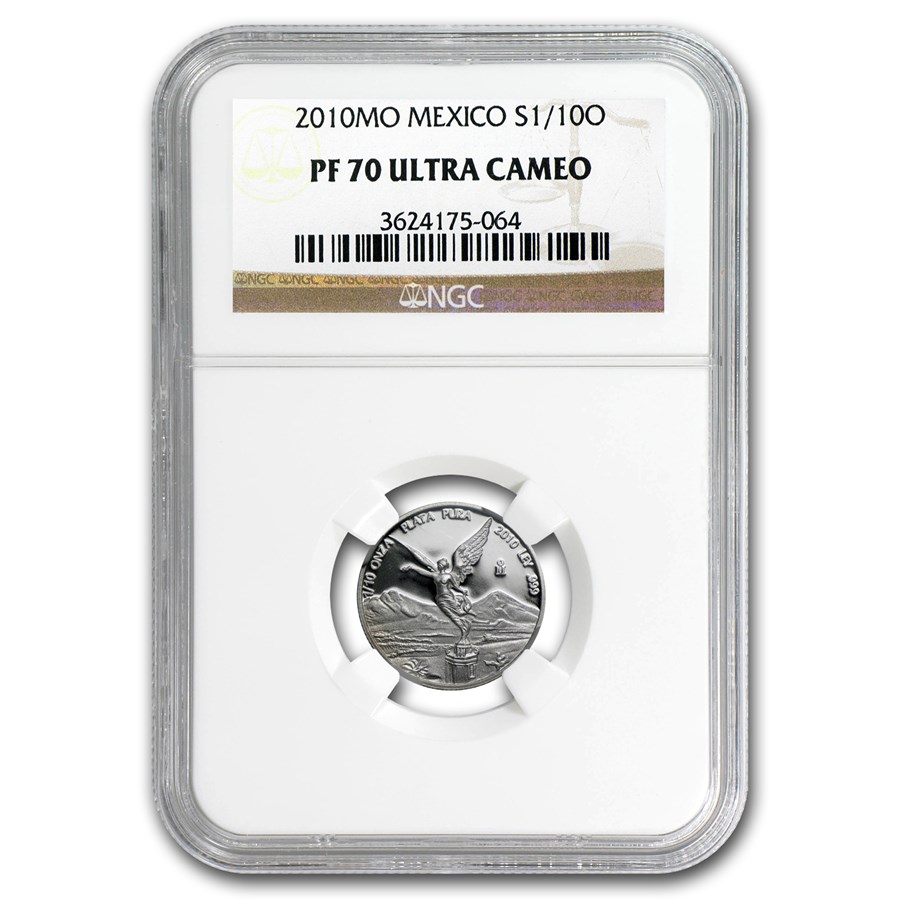2010 Mexico 1/10 oz Silver Libertad PF-70 NGC