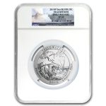 2010-P 5 oz Silver ATB Yellowstone SP-69 NGC (ER)
