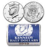 2010-P Kennedy Half Dollar 20-Coin Roll BU (Mint Wrapped)