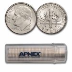 2010-P Roosevelt Dime 50-Coin Roll BU