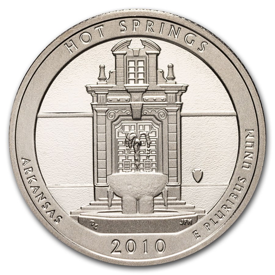 2010-S ATB Quarter Hot Springs National Park Gem Proof