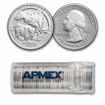 2010-S ATB Quarter Yellowstone Park Gem Proof 40-Coin Roll