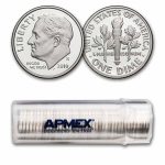 2010-S Roosevelt Dime 50-Coin Roll Gem Proof (Silver)