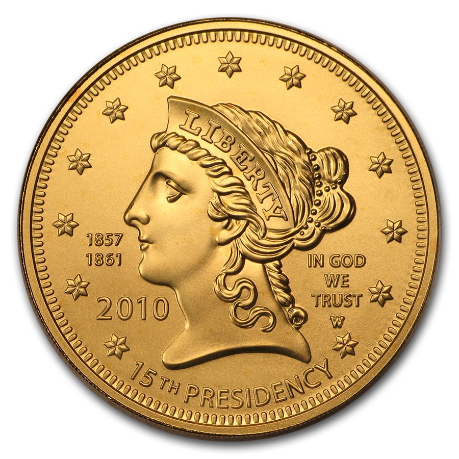 2010-W 1/2 oz Gold Buchanan's Liberty BU (w/Box & COA)