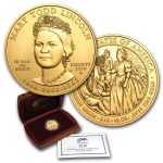 2010-W 1/2 oz Gold Mary Todd Lincoln BU (w/Box & COA)