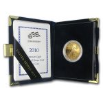 2010-W 1/2 oz Proof American Gold Eagle (w/Box & COA)