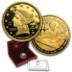 2010-W 1/2 oz Proof Gold Buchanan's Liberty (w/Box & COA)