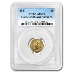 2011 1/10 oz American Gold Eagle MS-70 PCGS