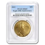 2011 1 oz American Gold Eagle MS-69 PCGS