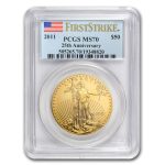 2011 1 oz American Gold Eagle MS-70 PCGS (FS)