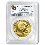 2011 1 oz Gold Buffalo MS-70 PCGS (FS, Black Diamond)