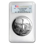 2011 5 oz Silver ATB Gettysburg MS-69 DMPL PCGS (FirstStrike®)