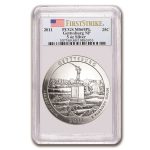 2011 5 oz Silver ATB Gettysburg MS-69 PL PCGS (FirstStrike®)