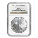 2011 American Silver Eagle MS-70 NGC