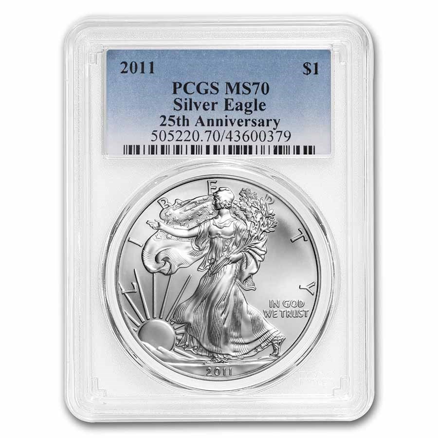 2011 American Silver Eagle MS-70 PCGS