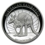 2011 Australia 1 oz Silver Kangaroo Proof (High Relief)