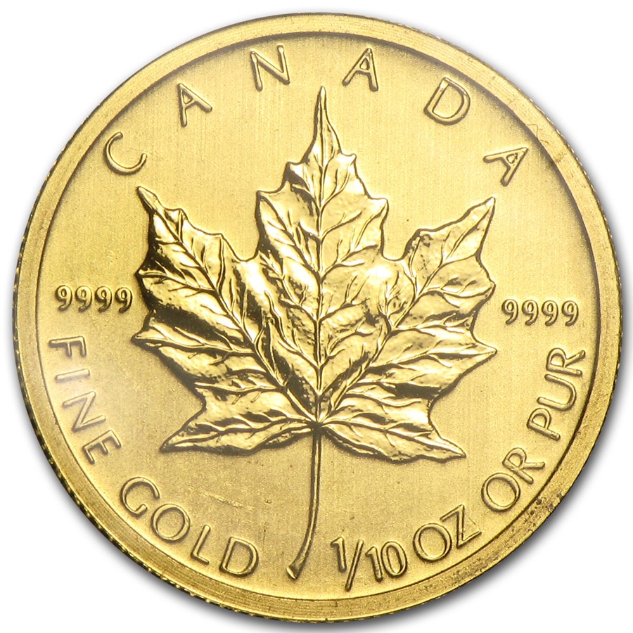 2011 Canada 1/10 oz Gold Maple Leaf BU