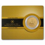 2011 Canada 1 oz Gold Mountie Maple Leaf .99999 BU (w/Assay Card)