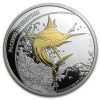 2011 Fiji 1 oz Silver $2 Gilded Pacific Swordfish PR (W/Box&CoA)
