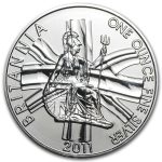 2011 Great Britain 1 oz Silver Britannia BU