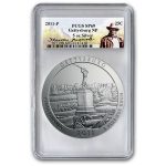 2011-P 5 oz Silver ATB Gettysburg SP-69 PCGS (Roosevelt)