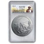 2011-P 5 oz Silver ATB Glacier SP-69 PCGS (Roosevelt)