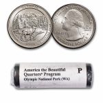 2011-P ATB Quarter Olympic National Park 40-Coin Roll BU
