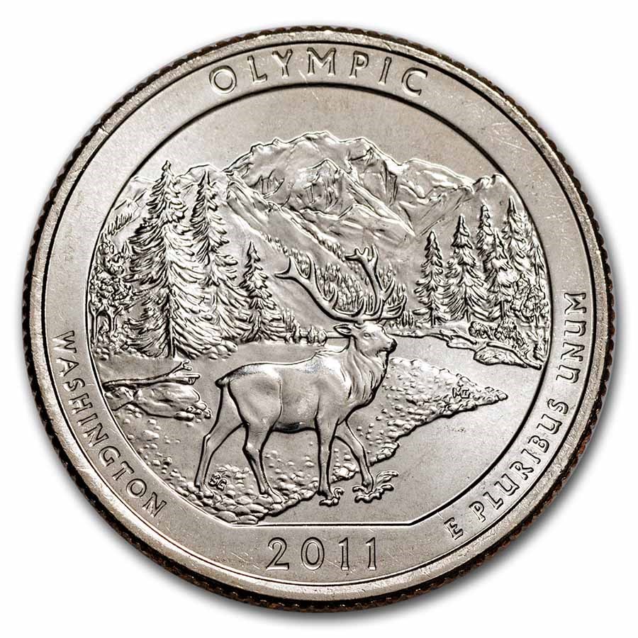 2011-P ATB Quarter Olympic National Park BU